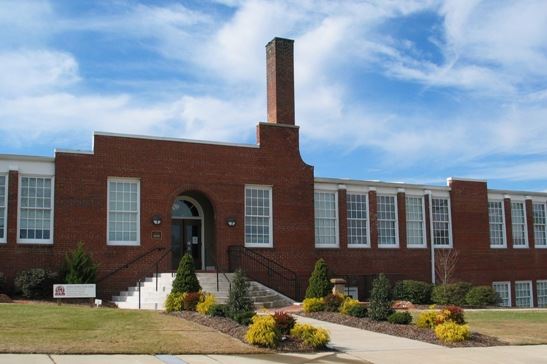 Entrance of landmark Wicker School