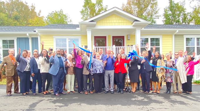 Linden Ave Ribbon Cutting