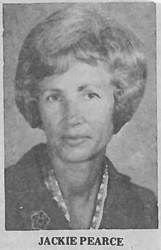 Jackie Pearce 1973