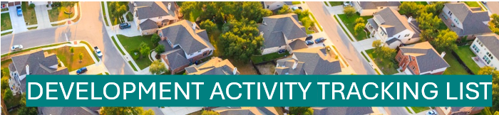 Development Activity Tracking List