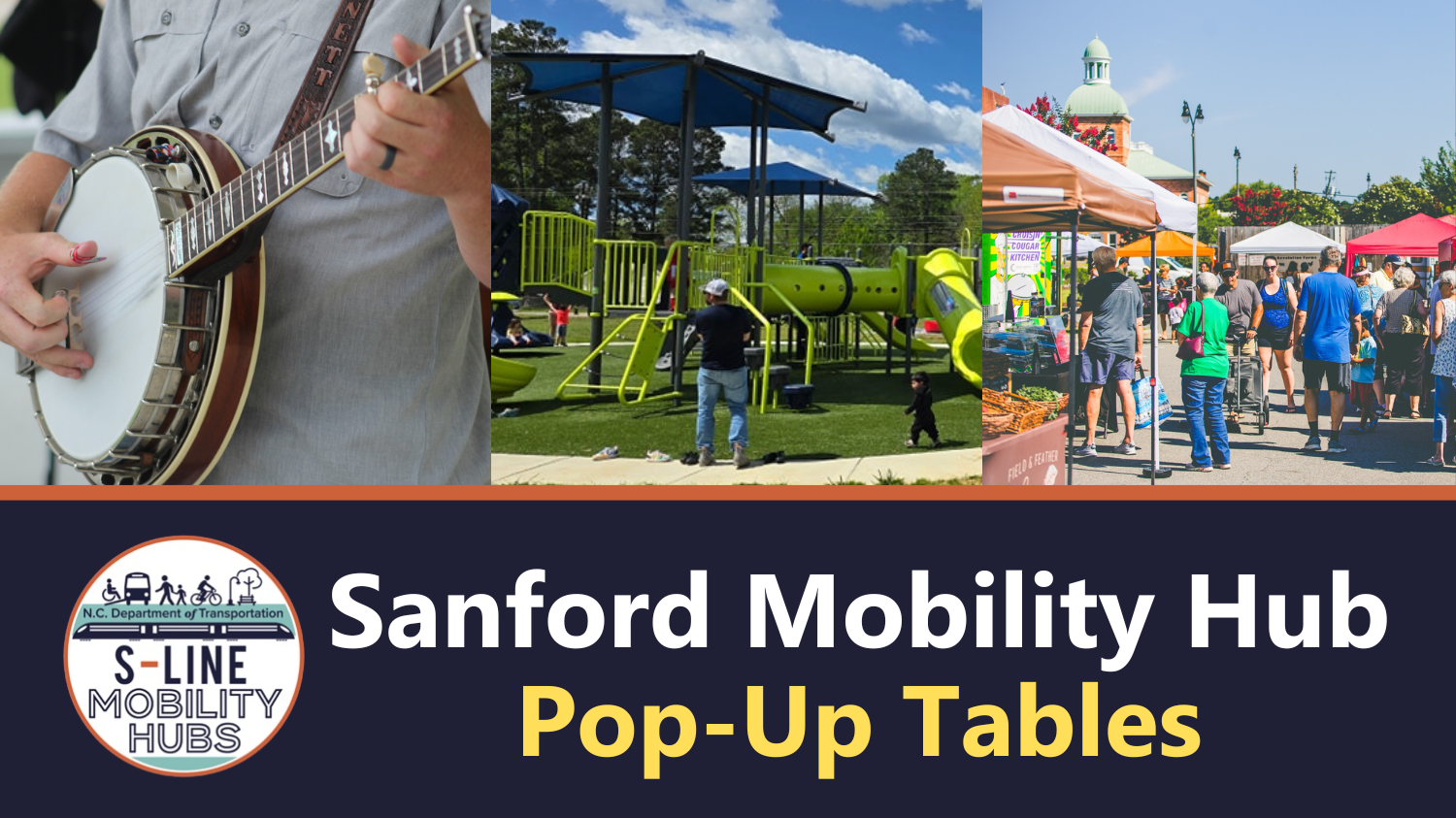 Sanford Mobility Hub Pop-Up Tables