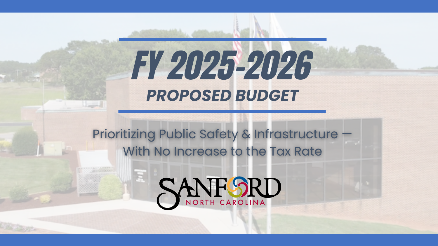 City Releases Proposed FY 2025-2026 Budget
