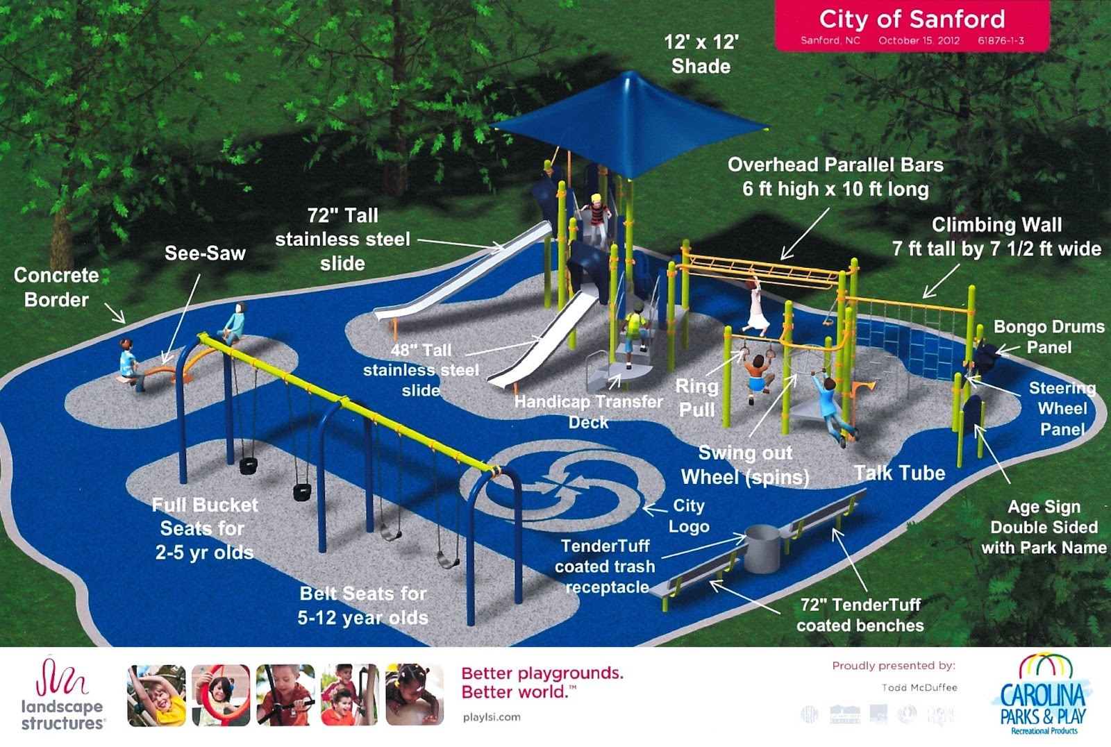 Rendering of Maple Ave Park