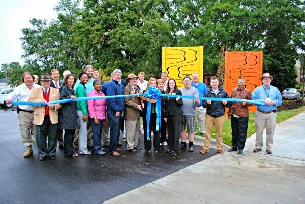 Chatham Street Parking Lot Ribbon Cutting